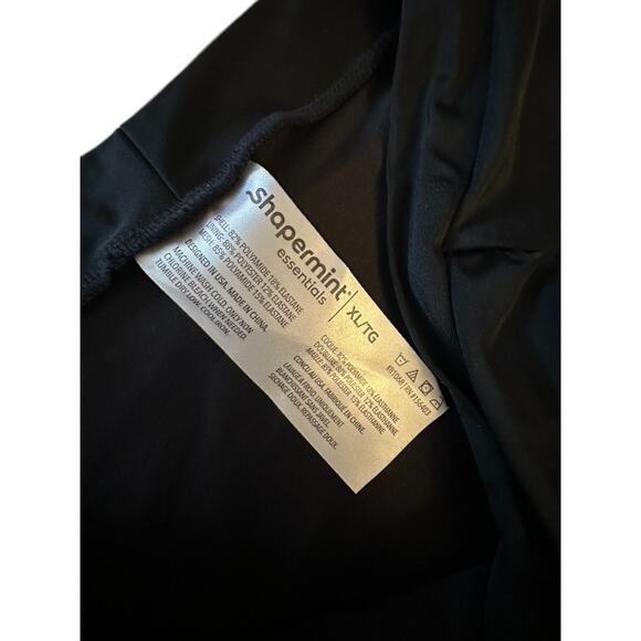 Shapermint Essentials Black High Waist Bikini Bottom Women's XL Ruched Sides New - Picture 6 of 7